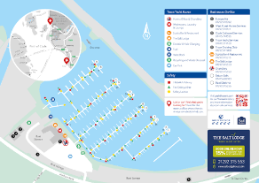 Marina berth map